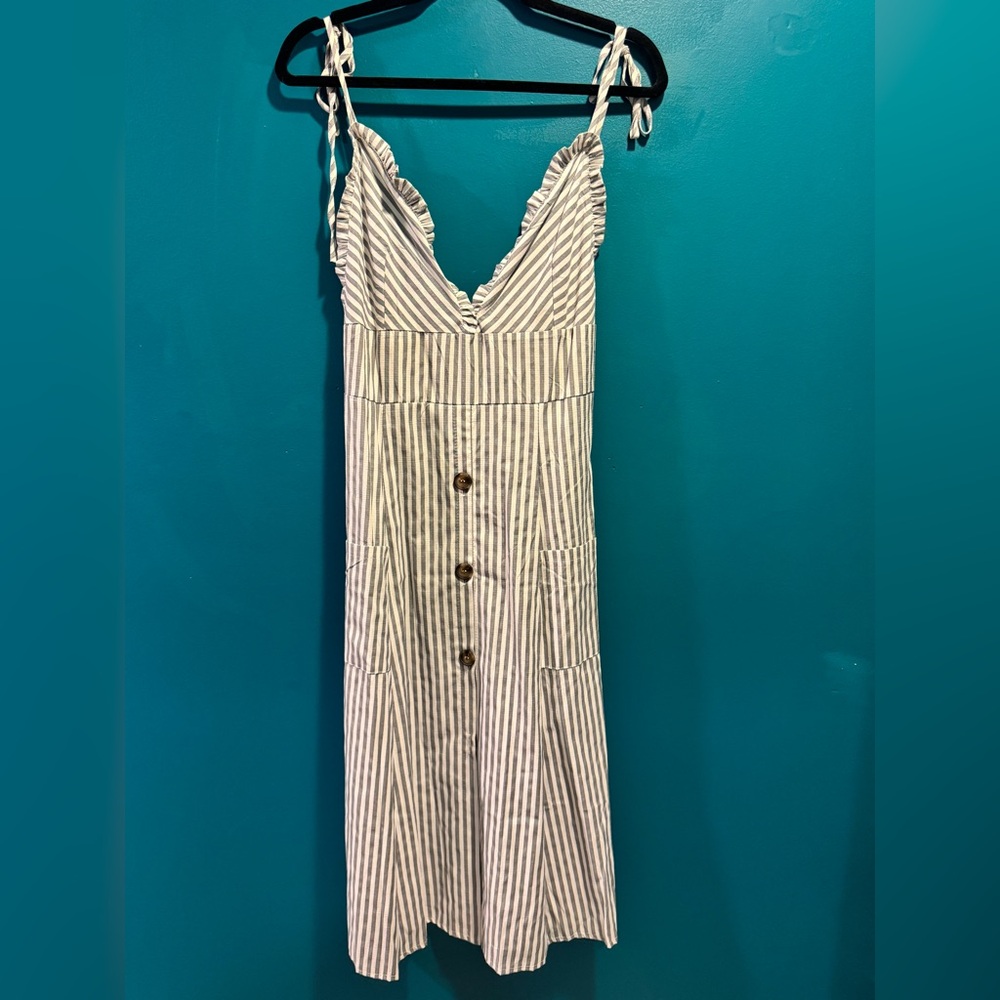 Striped Sleeveless Dress